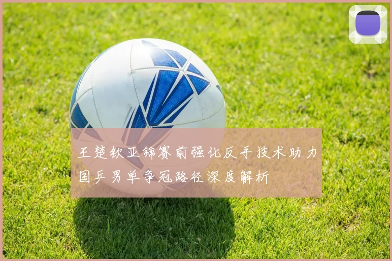 王楚钦亚锦赛前强化反手技术助力国乒男单争冠路径深度解析